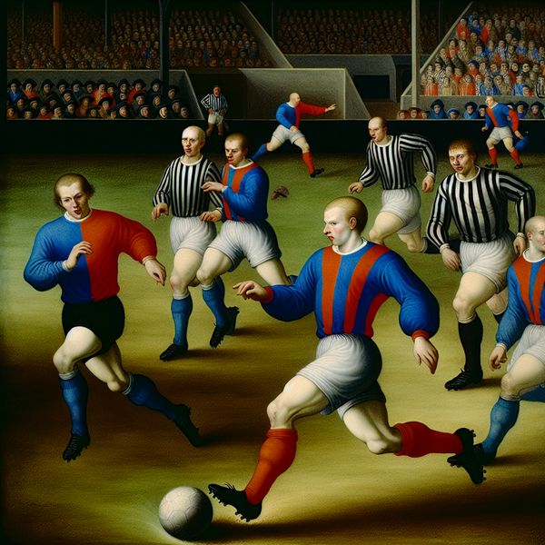 Ajax-speler in actie met de bal tijdens een snelle aanval in een voetbalwedstrijd, met teamgenoten in strategische posities en verdedigers die reageren