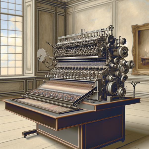Geavanceerde automatische machine in serene omgeving Een geavanceerde automatische machine die items efficiënt sorteert in een serene omgeving.