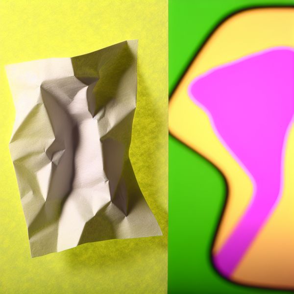 Gekreukt papier met textuur en vouwen Nadere blik op gekreukt papier met unieke texturen en vouwen op een heldere achtergrond.