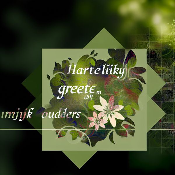 Milieuvriendelijke groetkaart met natuur Milieuvriendelijke groet kaart met bloemen en groene bladeren