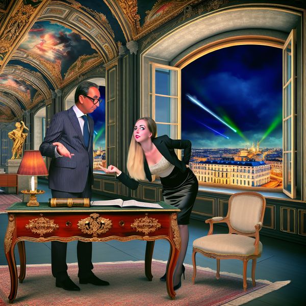 Een consultant in een elegant kantoor bespreekt financiële documenten met een bedrijfsleider.