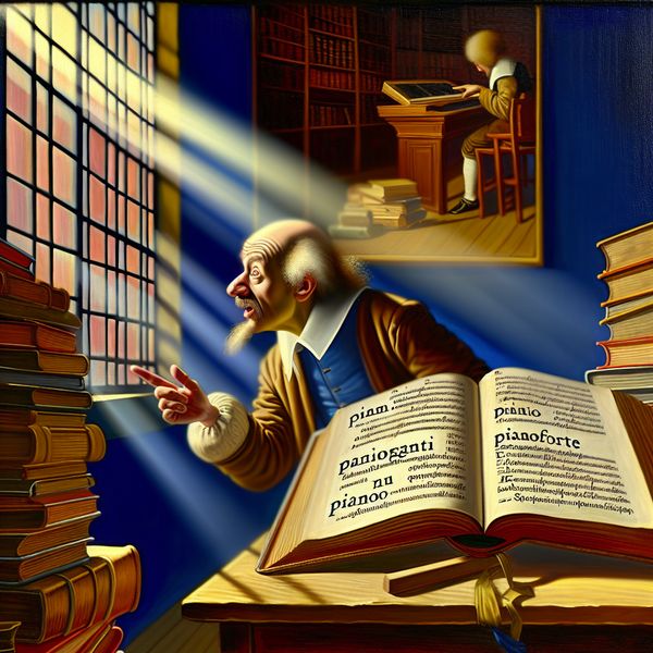 Scholier Bestudeert Etymologie van Woorden in Bibliotheek Een oudere man bestudeert de etymologie van woorden in een bibliotheek, omringd door oude boeken.