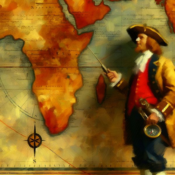 Zuiderbreedte betekenis: historische kaart met 'Z' voor geografische coördinaten 17e-eeuwse Nederlandse kaart van het zuidelijk halfrond met een grote 'Z' voor zuiderbreedte, aangewezen door een ontdekkingsreiziger met een kompas